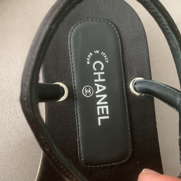 Chanel NWOT Black Rope Sandals size 36 - Picture 16 of 17